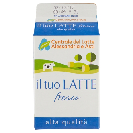 Latte Fresco Interno Alta qualità, 500 ml